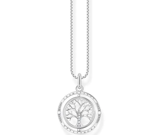 Thomas Sabo KE2148-643-14 Tree of Love Collier Femme, réglable