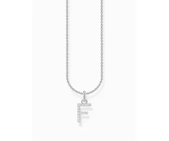 Thomas Sabo KE2245-051-14-L45V Chaîne argentée lettre F Femme
