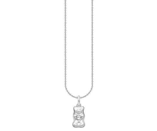 Thomas Sabo KE2325-001-21-L50V Collier Avec Haribo Ours d'Or Pendentif Plaqué Or Femme