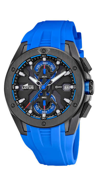 Vortex - Modèle 18943/2 - Bleu & Noir - Montre Lotus