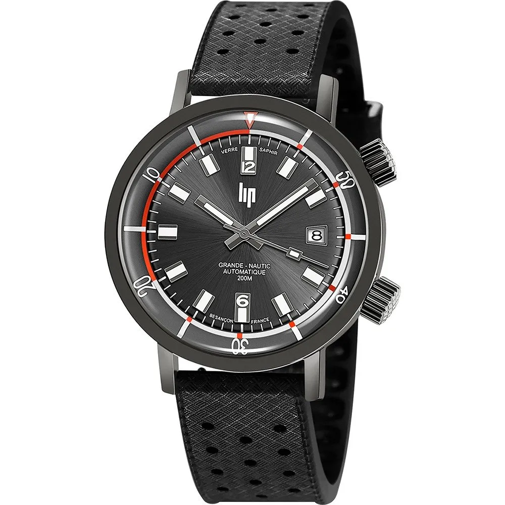 Montre LIP Nautic 671522 Grand Nautic Auto Saphir