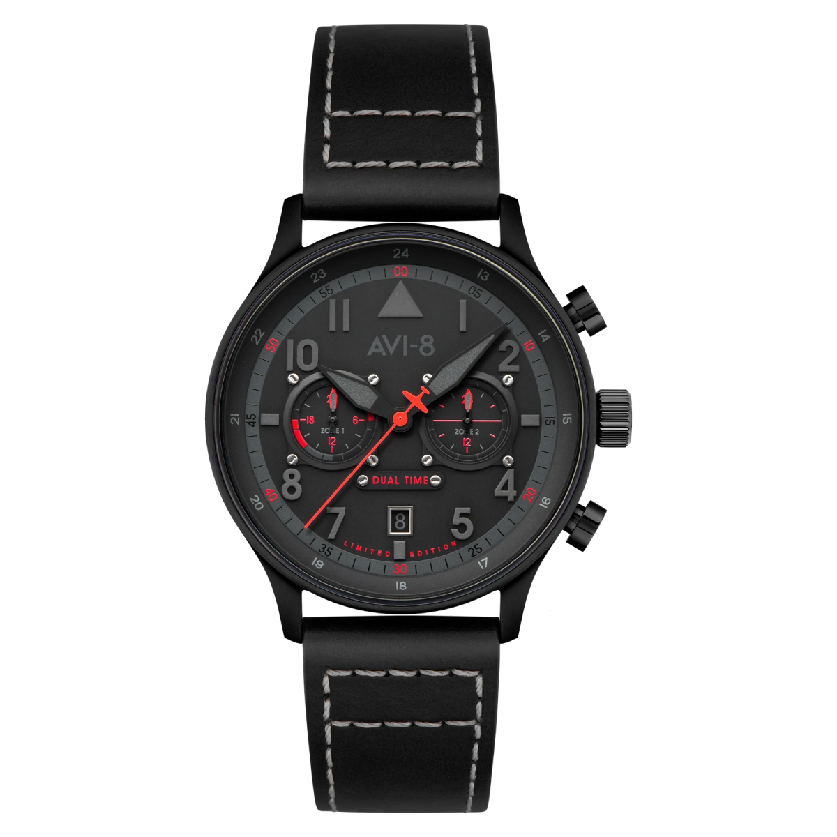 AVI-8 Carey Dual Time Limited Edition Night Reaper Watch