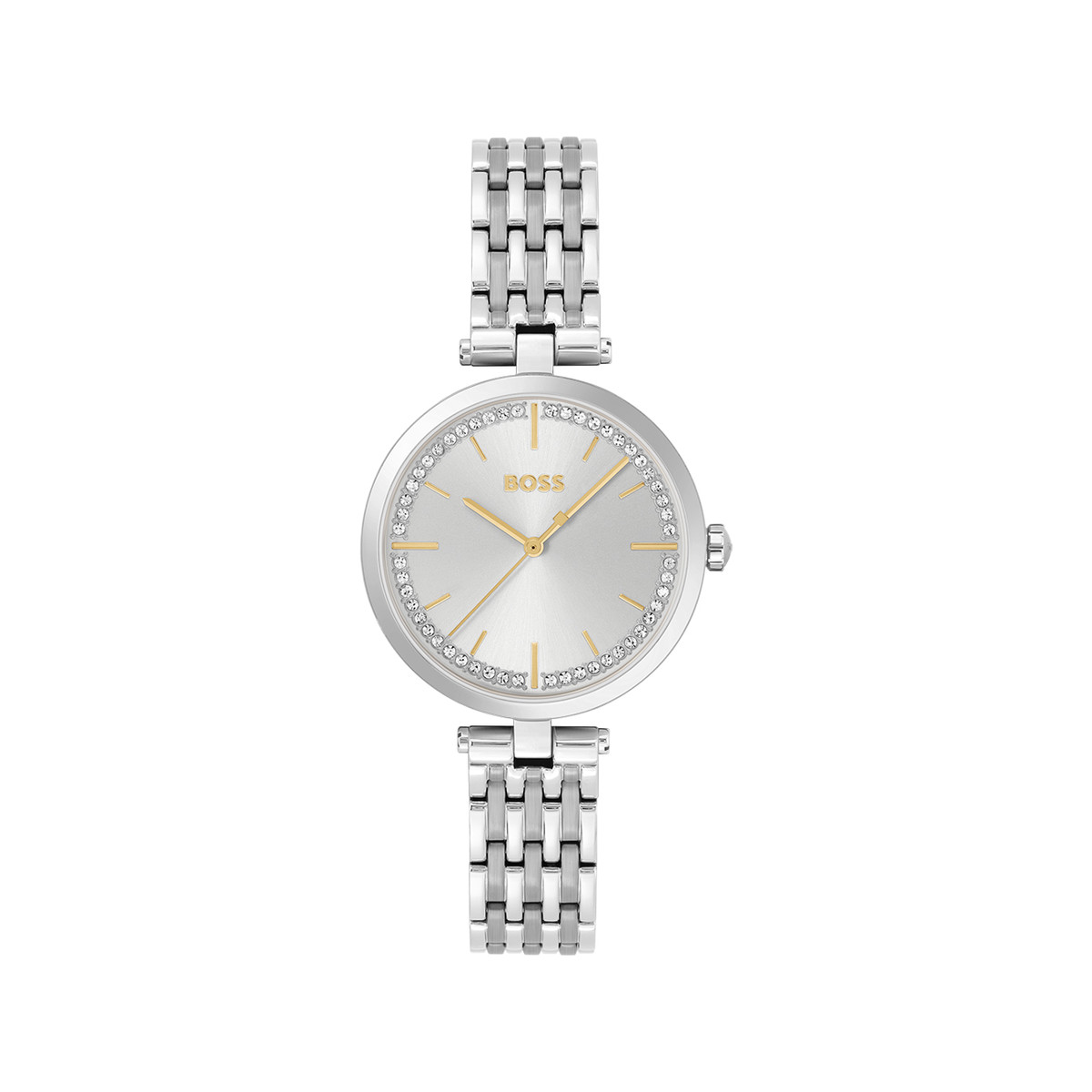 Montre BOSS Business femme bracelet acier gris