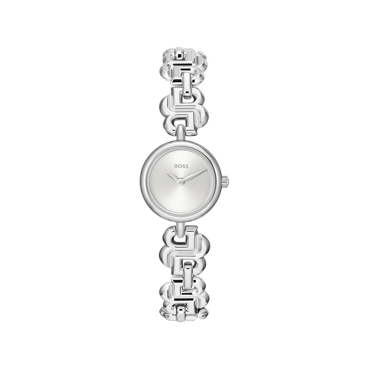 MONTRE BOSS FEMME Double b dressy acier