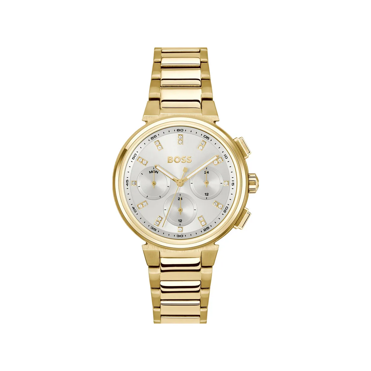 MONTRE BOSS FEMME One acier doré