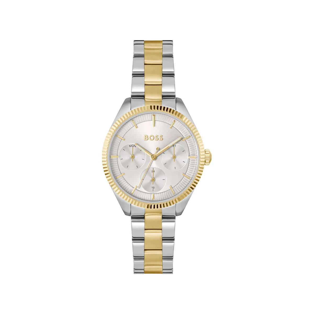 MONTRE BOSS FEMME Sage sport acier bicolore