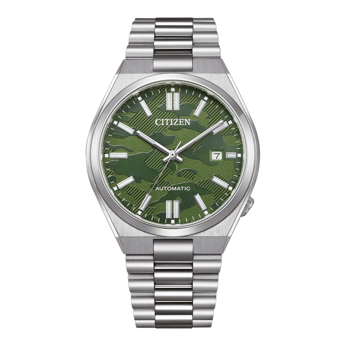 Montre CITIZEN Tsuyosa Automatique 40mm Acier Vert Camouflage
