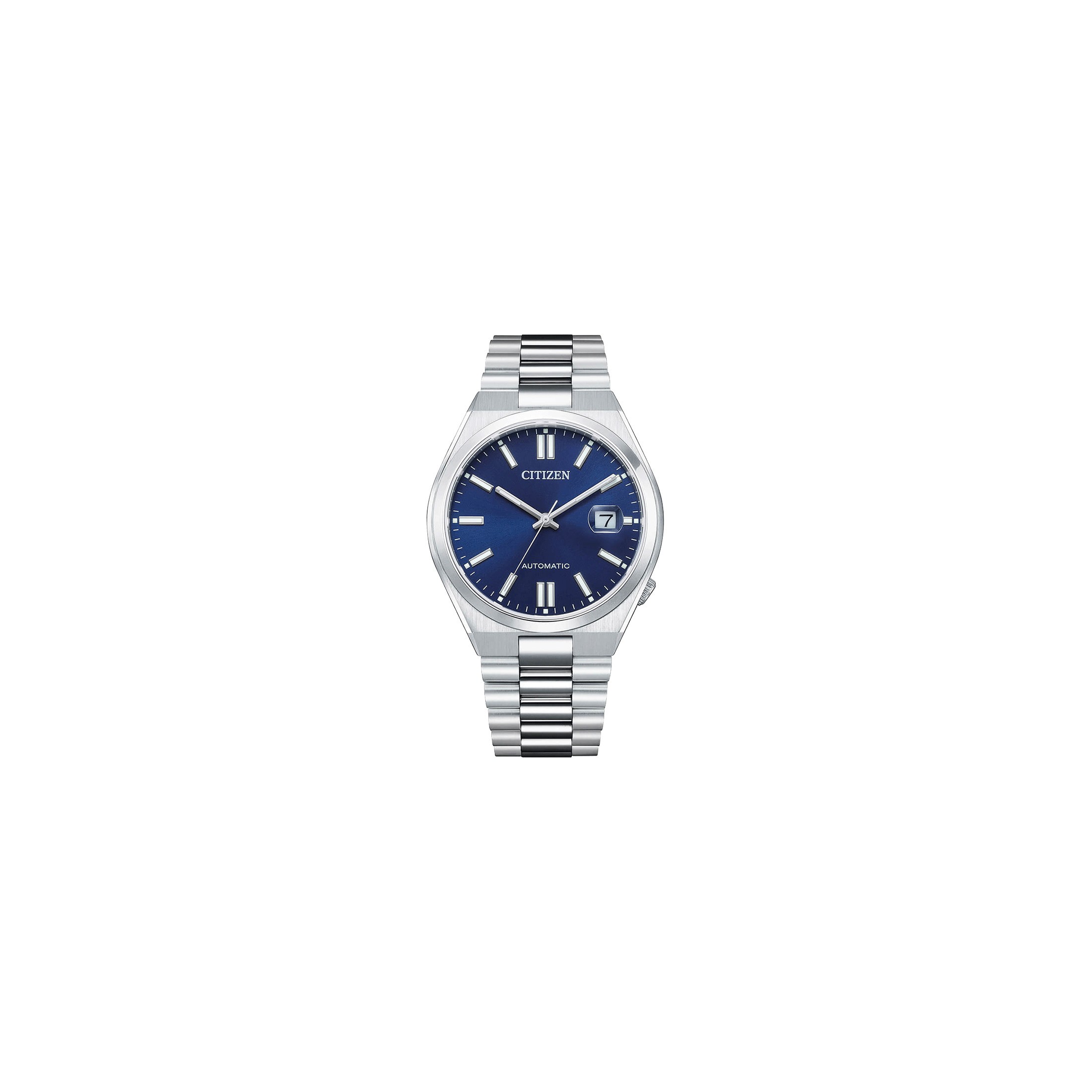 Montre Citizen Tsuyosa automatique cadran bleu bracelet acier 40 mm