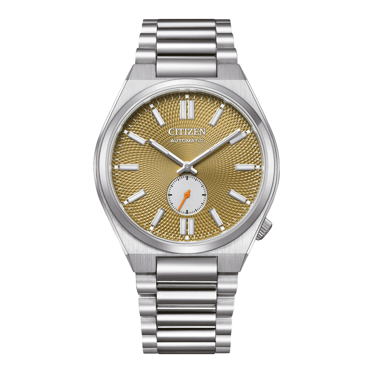 Montre CITIZEN Tsuyosa Automatique Small Second 40mm Acier Doré
