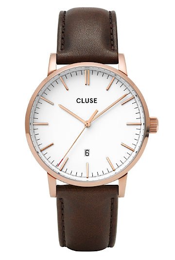 CLUSE Aravis Brown Leather Watch