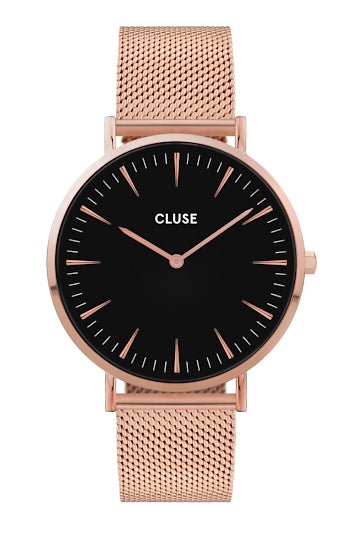 Watch CLUSE Boho Chic Rose Gold Black