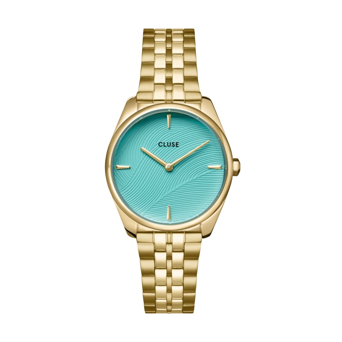 CLUSE Féroce Petite Gold Pool Blue Watch