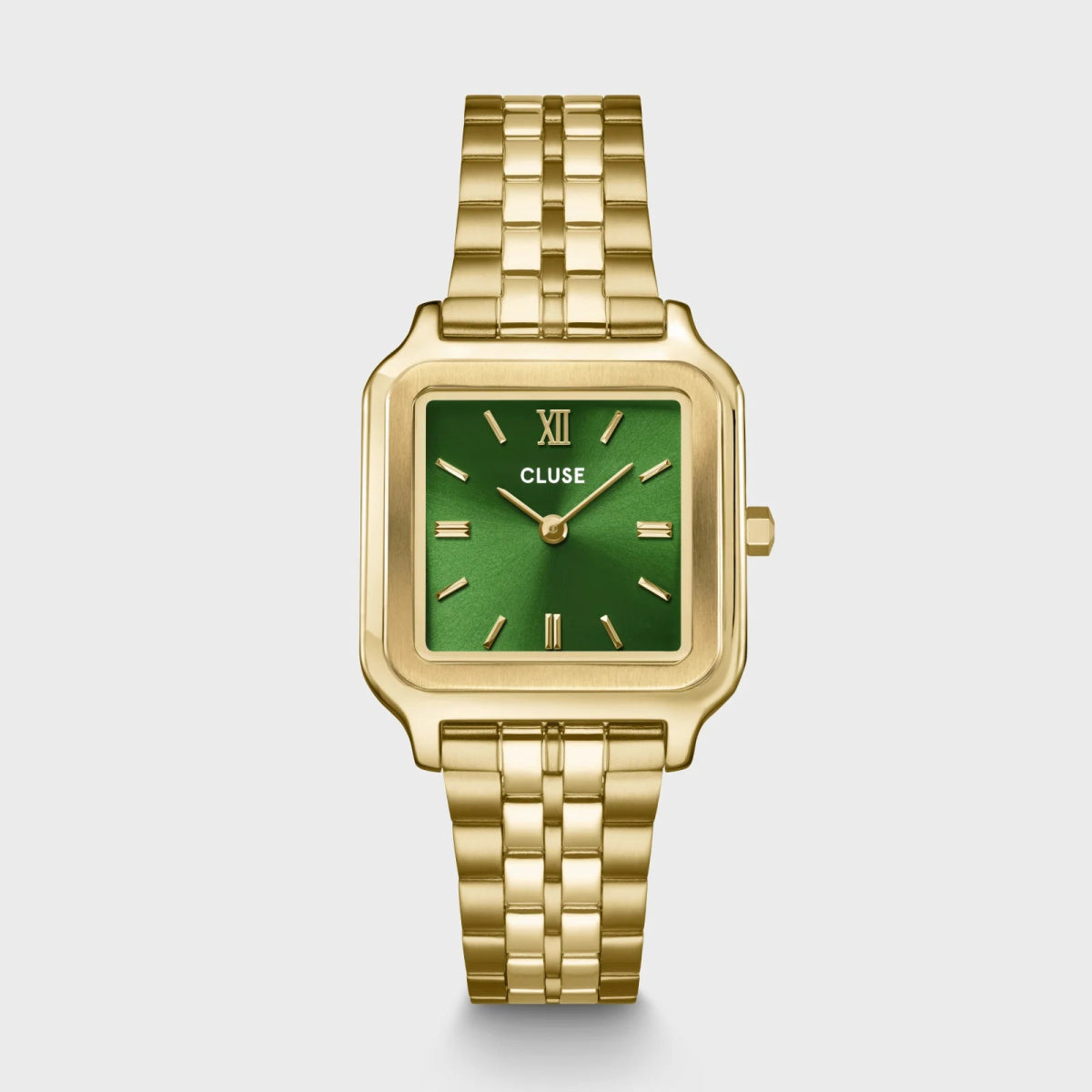 CLUSE Graceful Gold Forest Green Watch