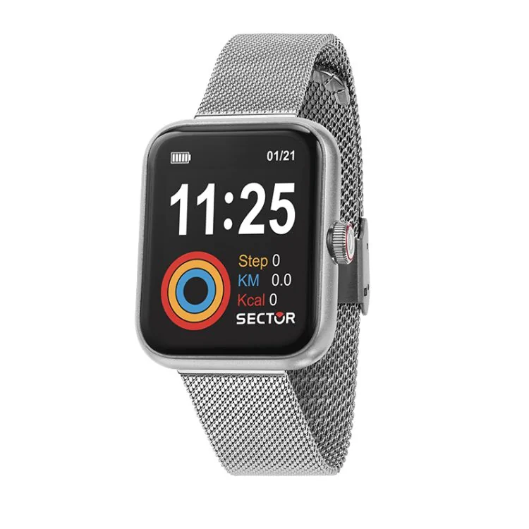 Montre Connectée Sector S03 - Maille Milanaise Argenté