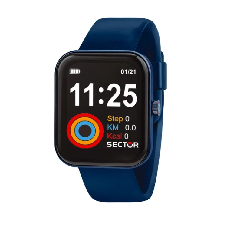 Montre Connectée Sector S03 - Silicone Bleu