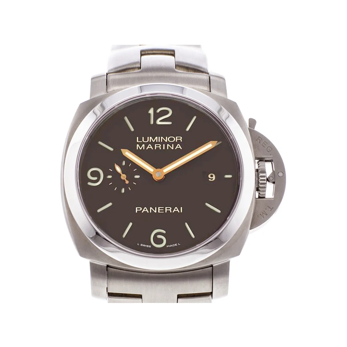 Montre d'occasion Panerai Luminor automatique homme titane