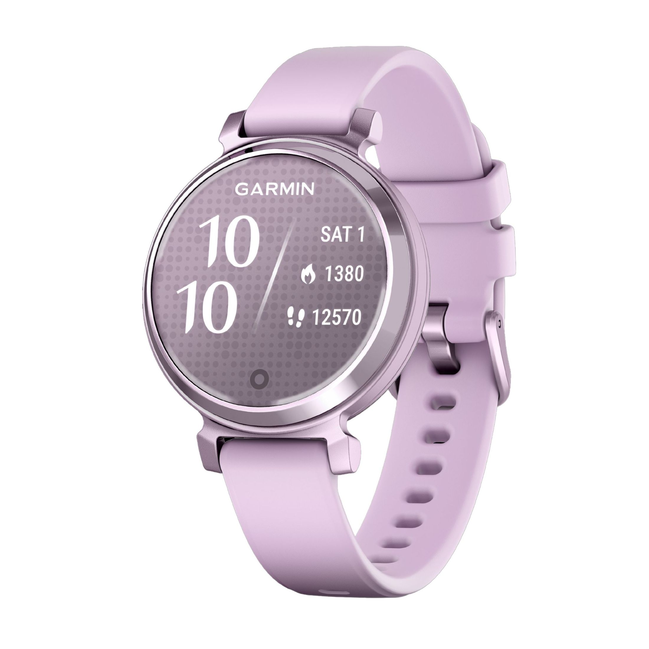 Montre Garmin Lily 2 Metallic Lilac bracelet silicone 35,4 mm