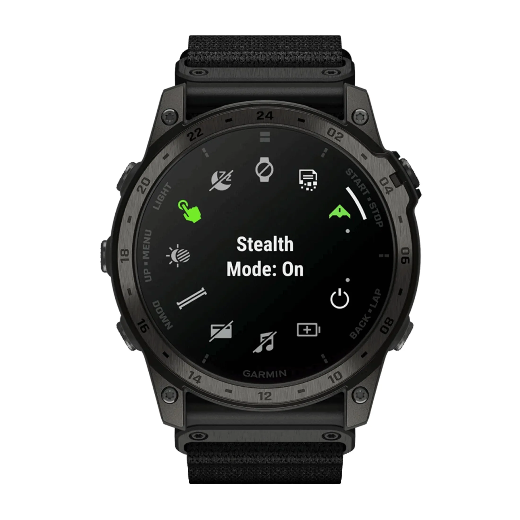 Montre Garmin Tactix 7 AMOLED Edition bracelet nylon et silicone noir 51 mm