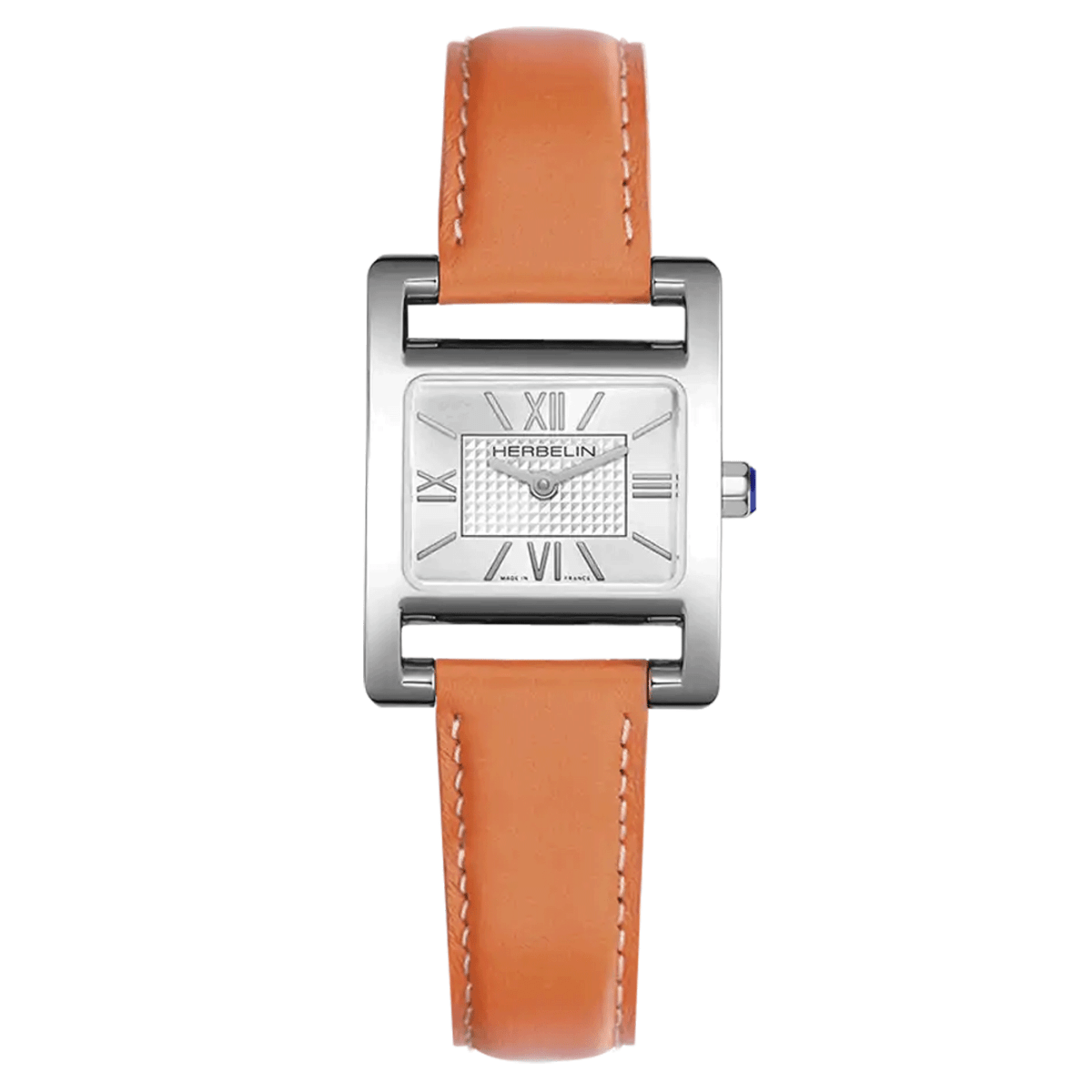 Montre HERBELIN Ve Avenue Femme Acier Cuir Orange