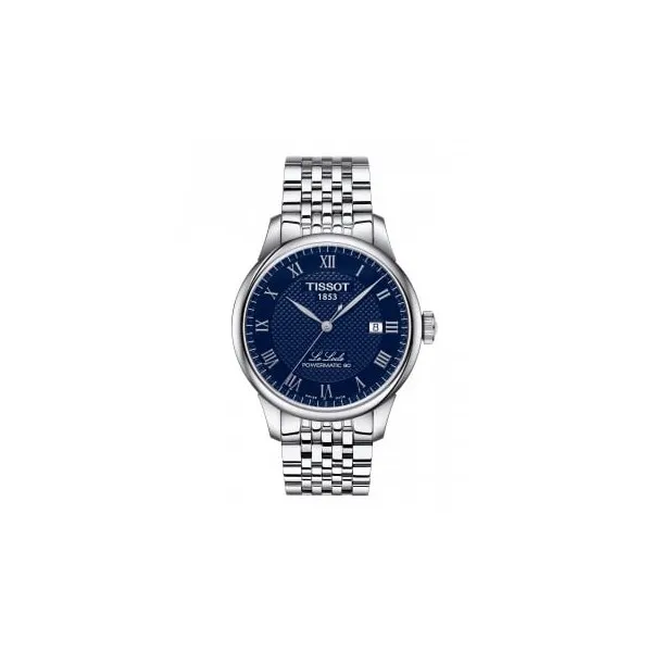 Montre Homme Tissot Le Locle bleu bracelet acier - Réf. T0064071104300