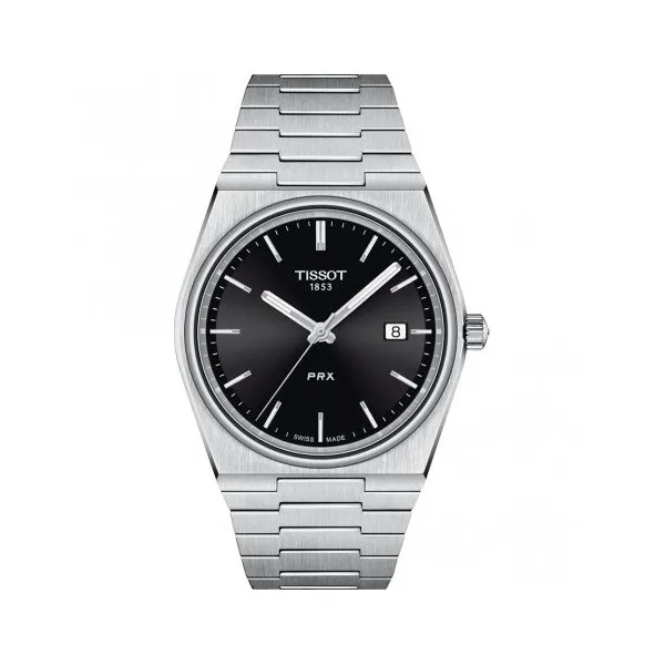 Montre Homme Tissot PRX noir bracelet acier - Réf. T1374101105100