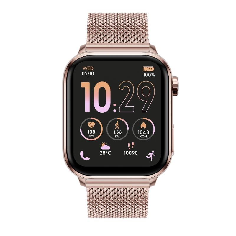Montre Ice-Watch - Ice Smart 3.0 - Rectangulaire 1.78 - Connectée - Maille Milanaise Rose