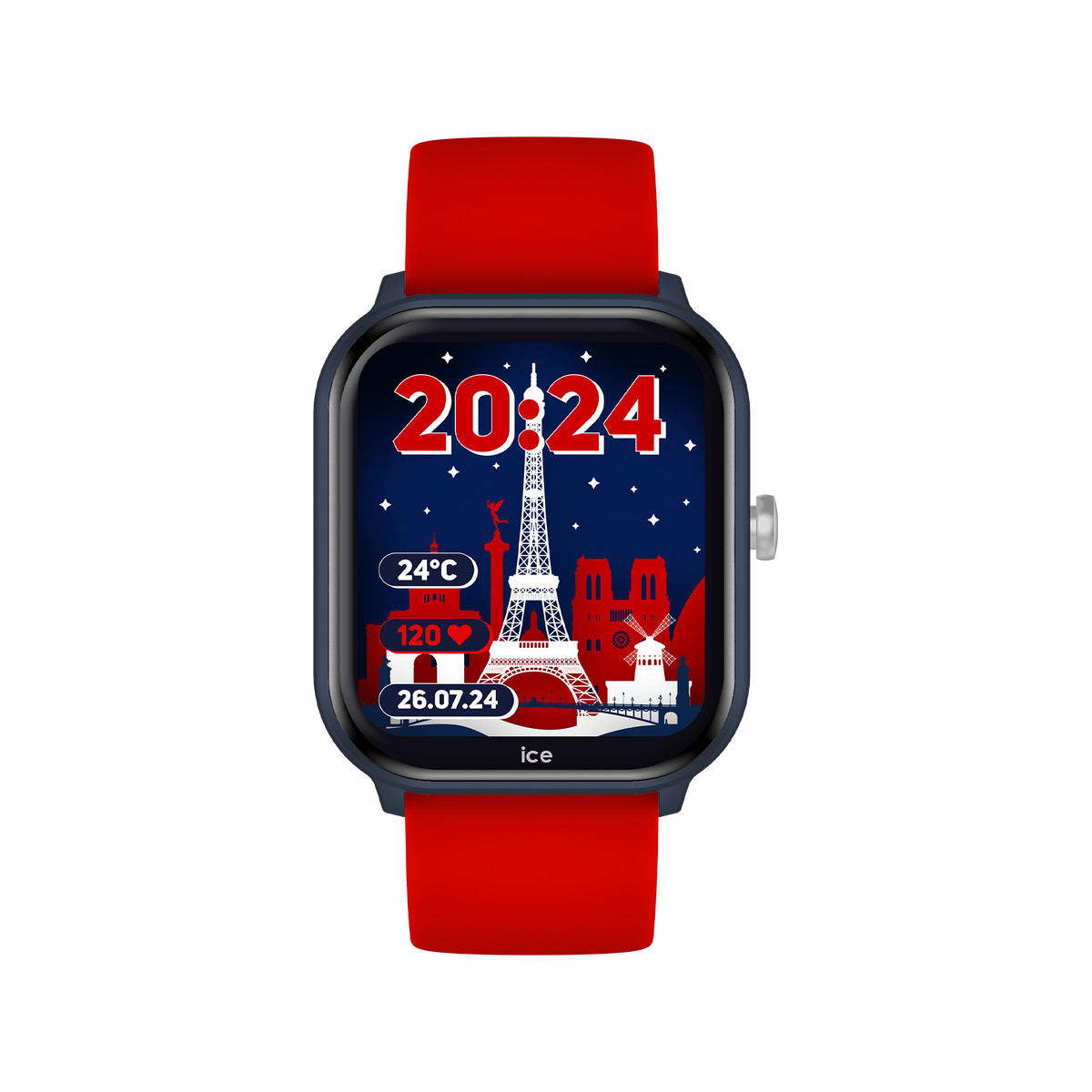 Montre ICE WATCH Ice smart enfant bracelet silicone rouge