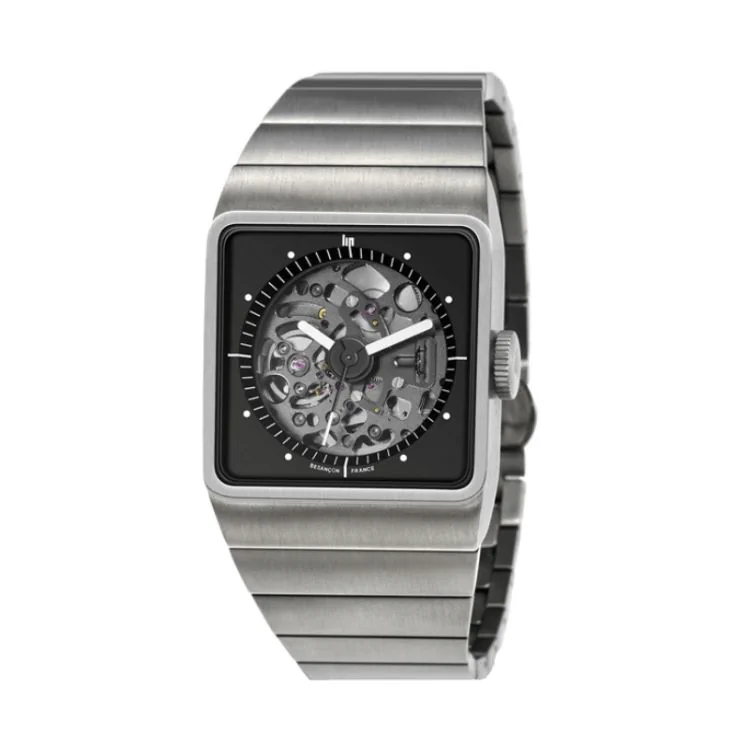 Montre LIP - Big TV Titane - Squelette Automatique