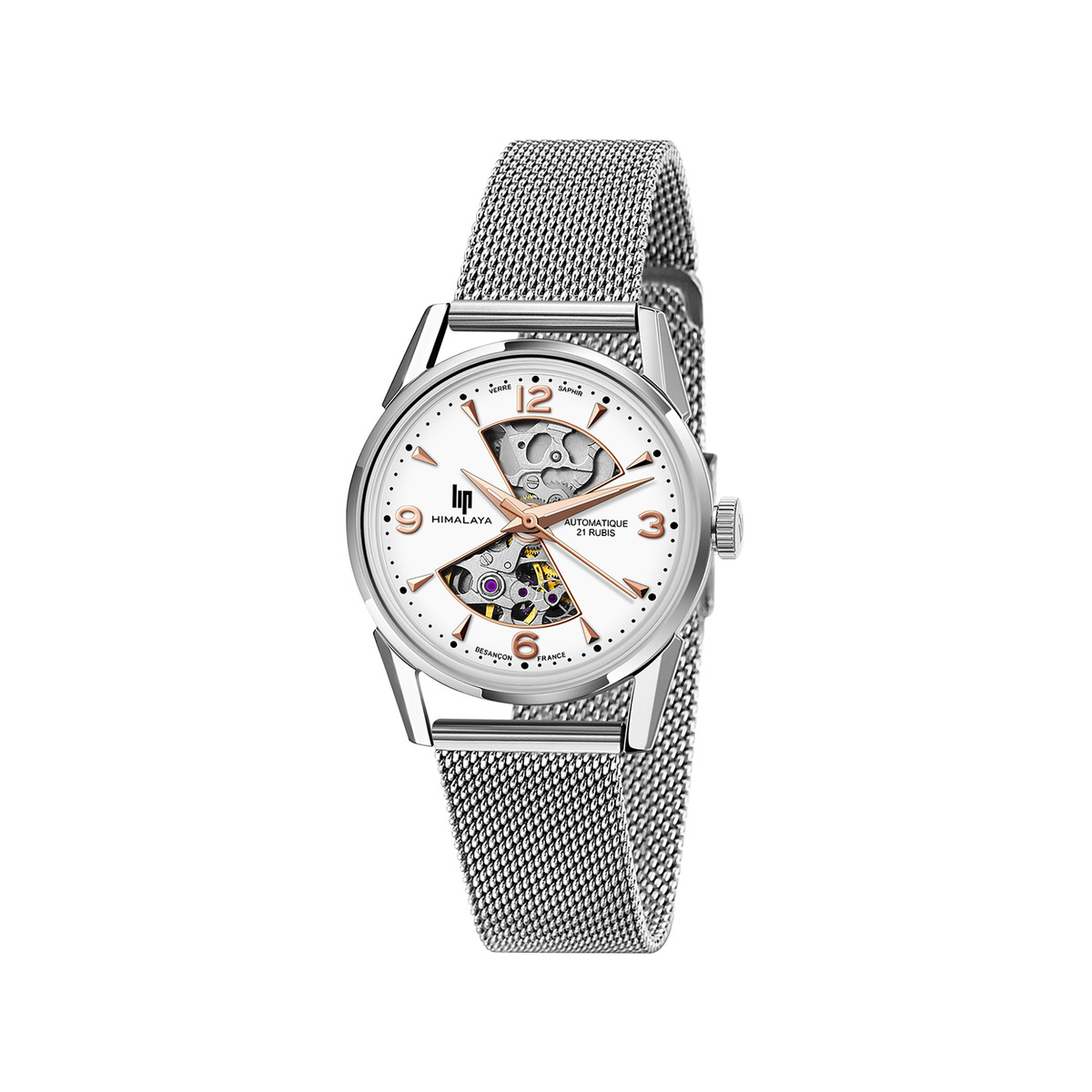 Montre Lip femme automatique acier
