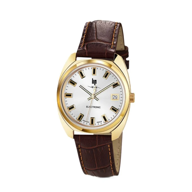 Montre LIP - GDG 35mm - Marron et Doré