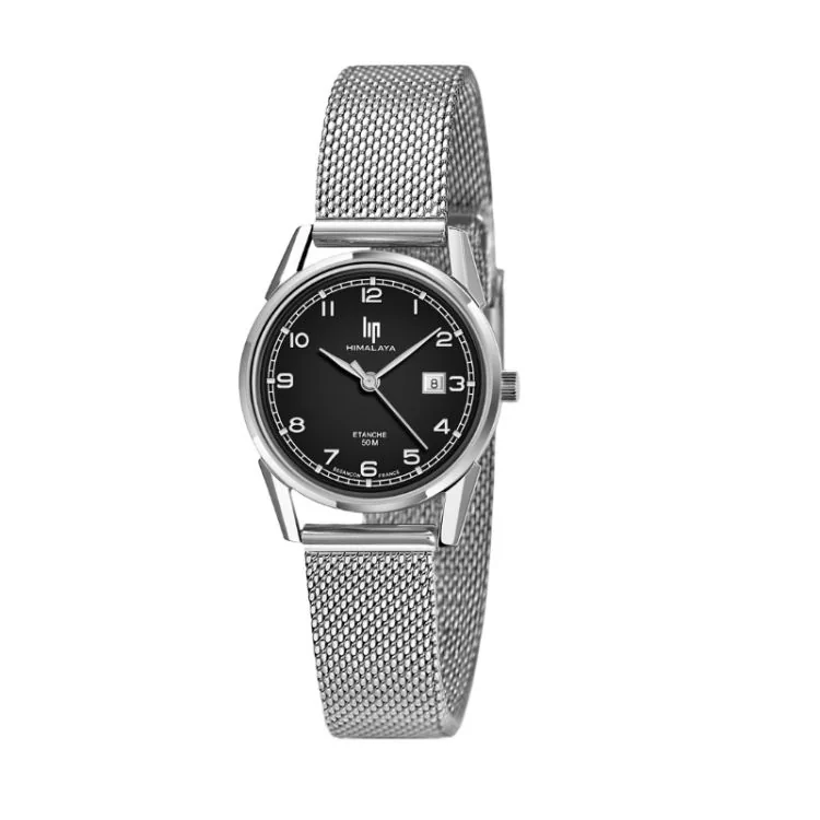 Montre LIP - Himalaya 29mm - Maille Milanaise Argentée