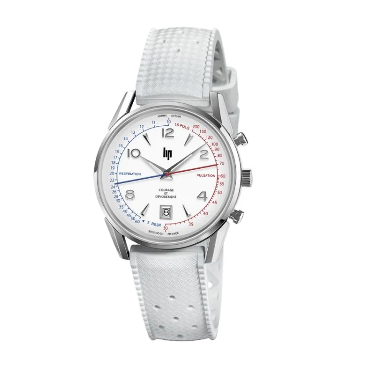 Montre LIP - Himalaya 35mm - Courage - Tropic Blanc