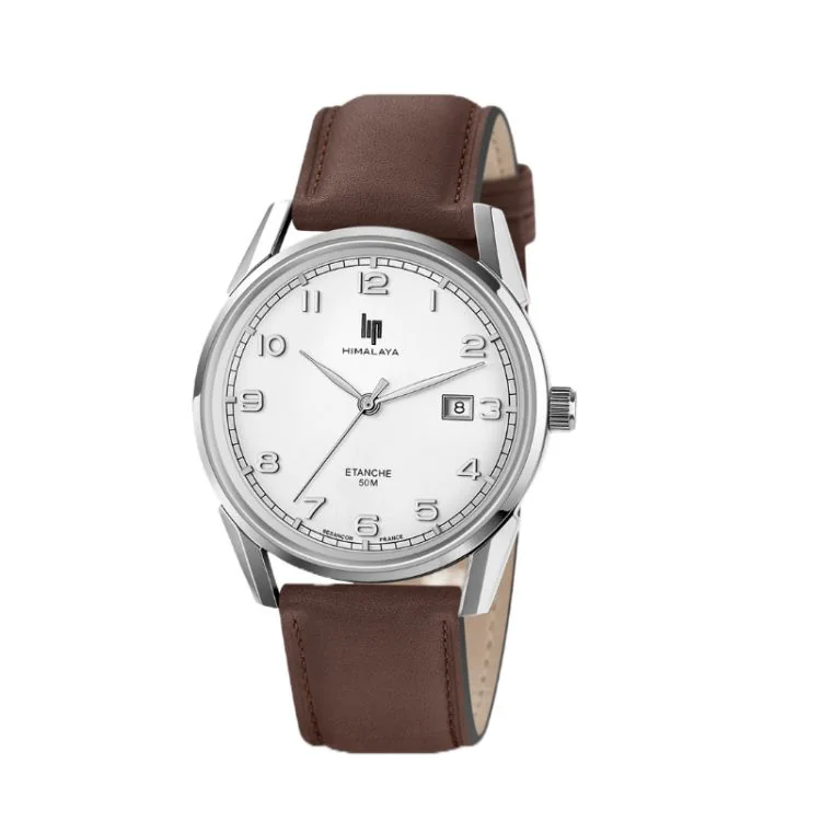 Montre LIP - Himalaya 40 mm - Classique - Cadran Argent