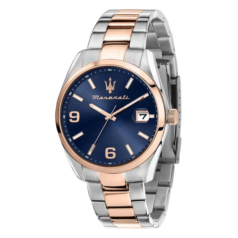 Maserati Attrazione Two-Tone Steel Blue Watch