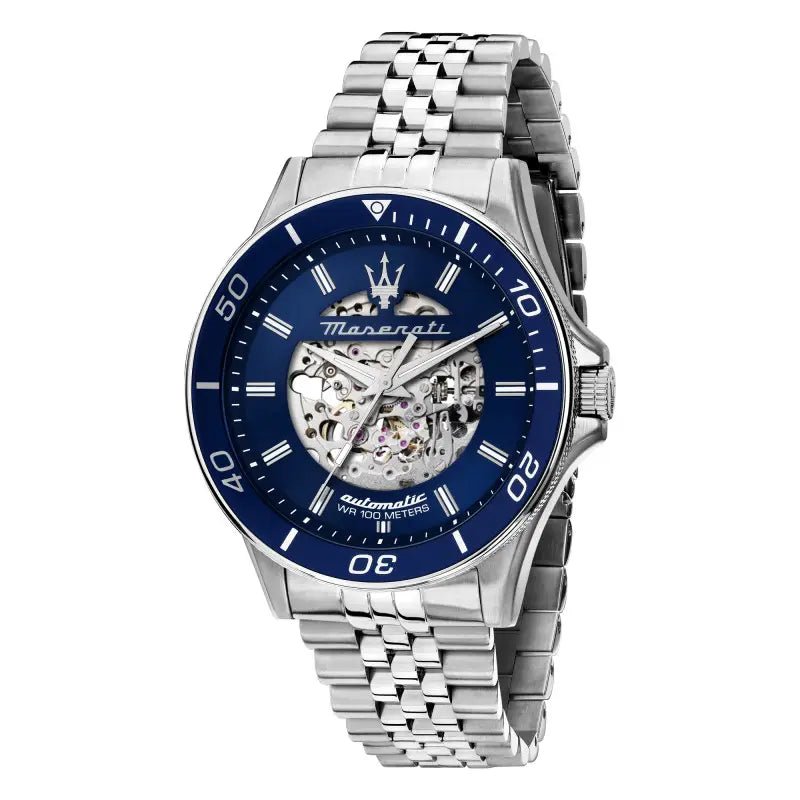 Maserati Sfida Automatic Blue Steel Watch