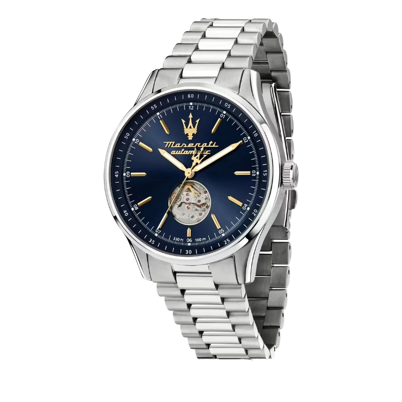 Montre Maserati - Sorpasso - Automatique Squelette - Cadran Bleu - R8823124002
