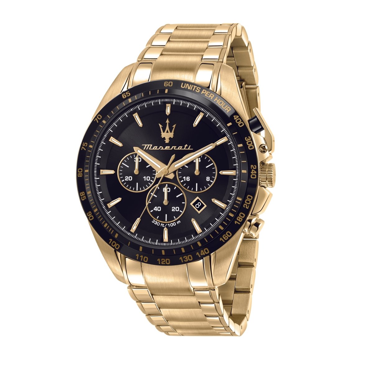 MASERATI Traguardo Chronograph Gold Watch R8873612041