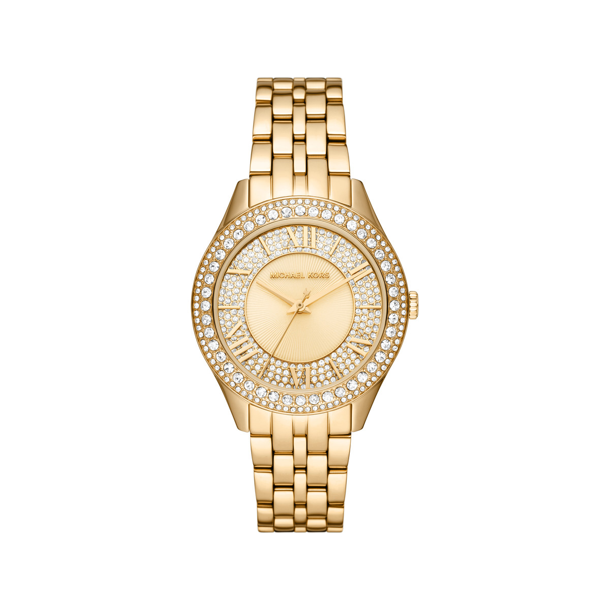 Montre MICHAEL KORS Harlowe femme bracelet acier doré