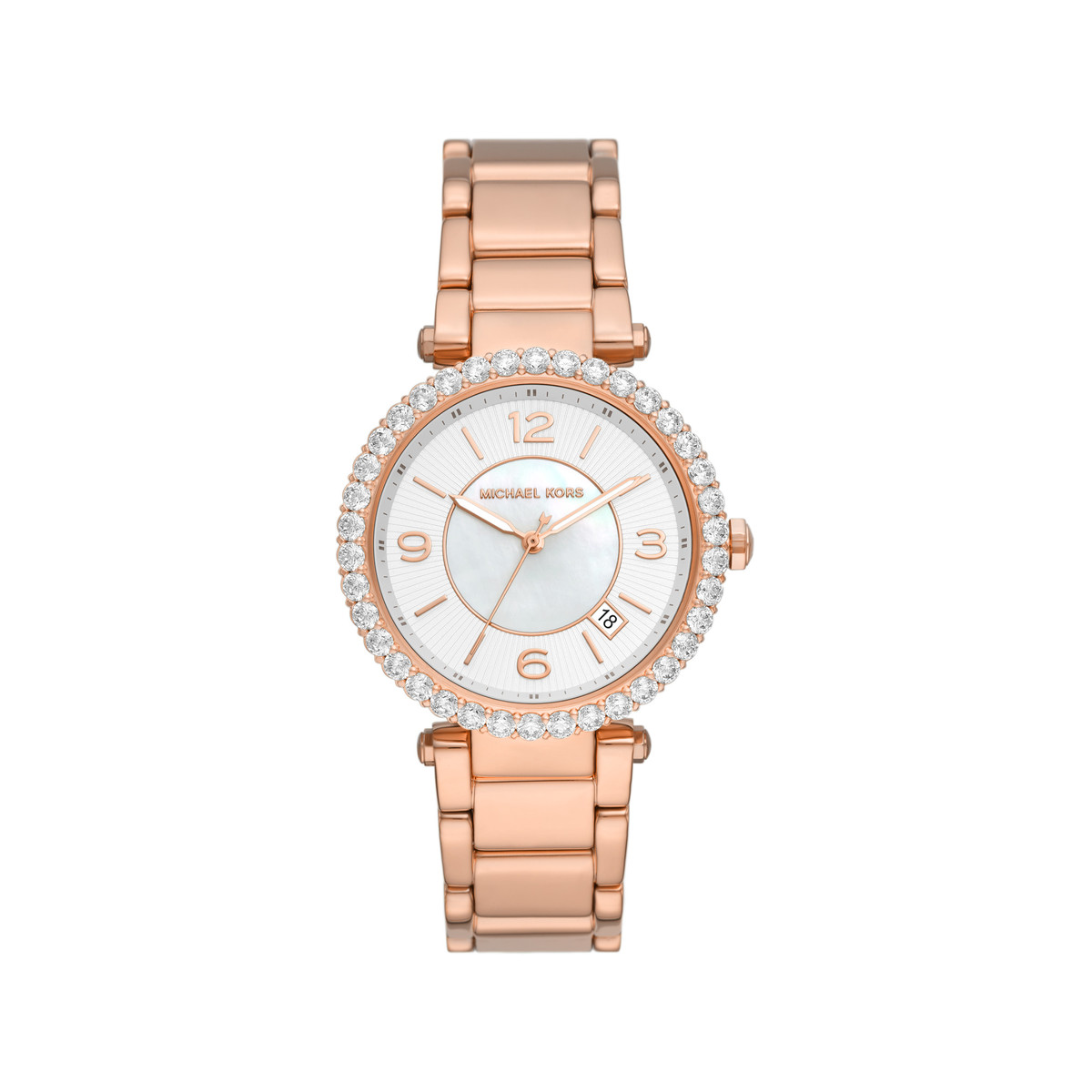 Montre MICHAEL KORS Parker femme acier doré rose