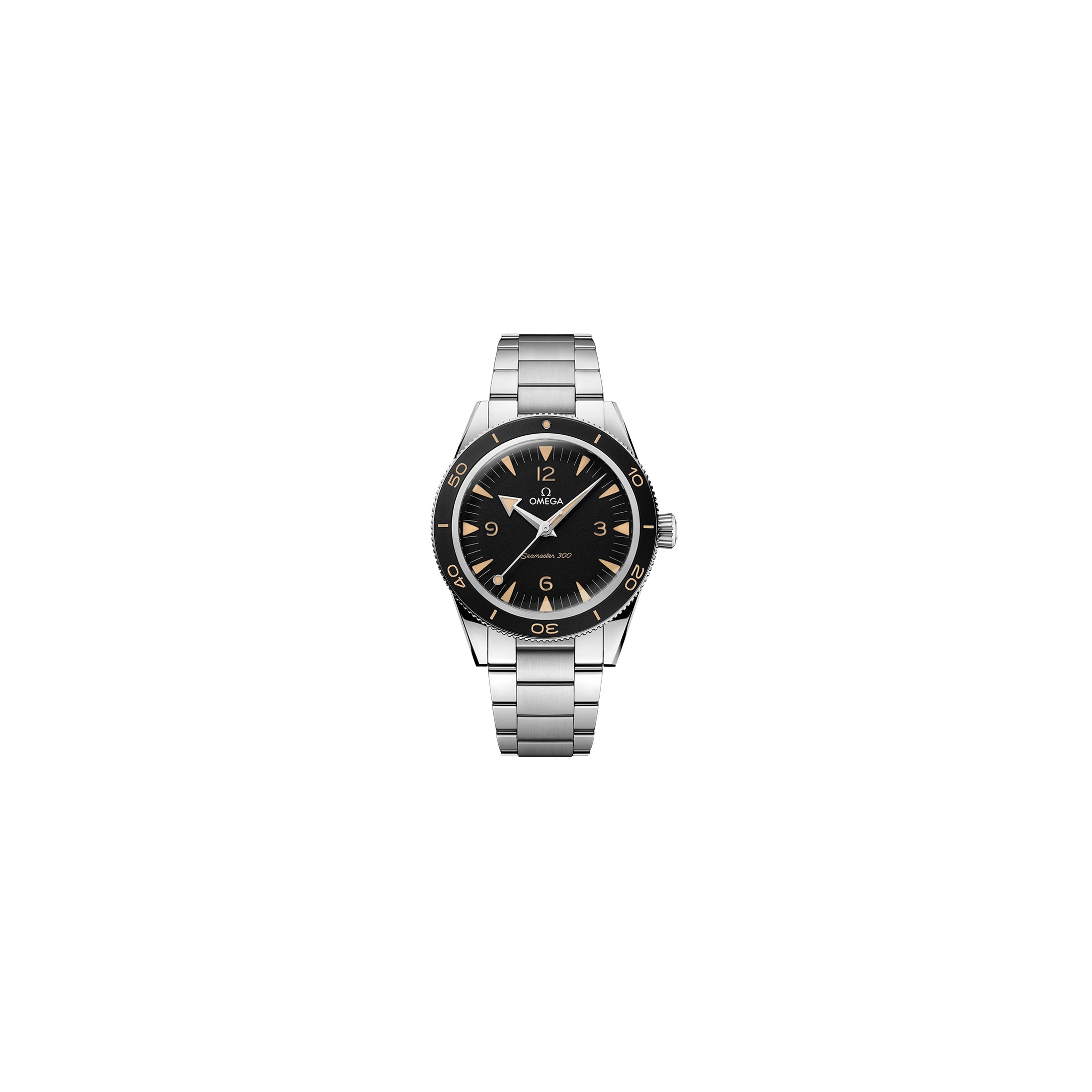Montre Omega Seamaster 300 automatique Co-Axial cadran noir bracelet acier 41 mm