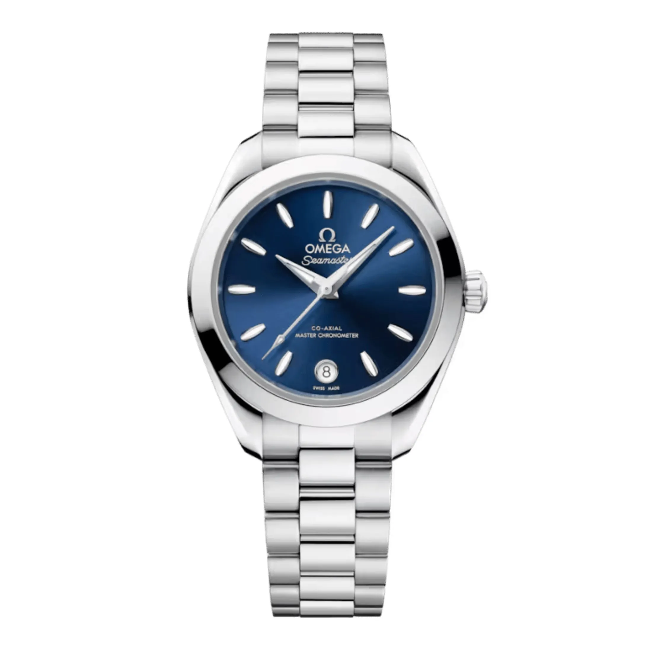 Montre Omega Seamaster Aqua Terra 150m automatique cadran bleu bracelet acier 30 mm