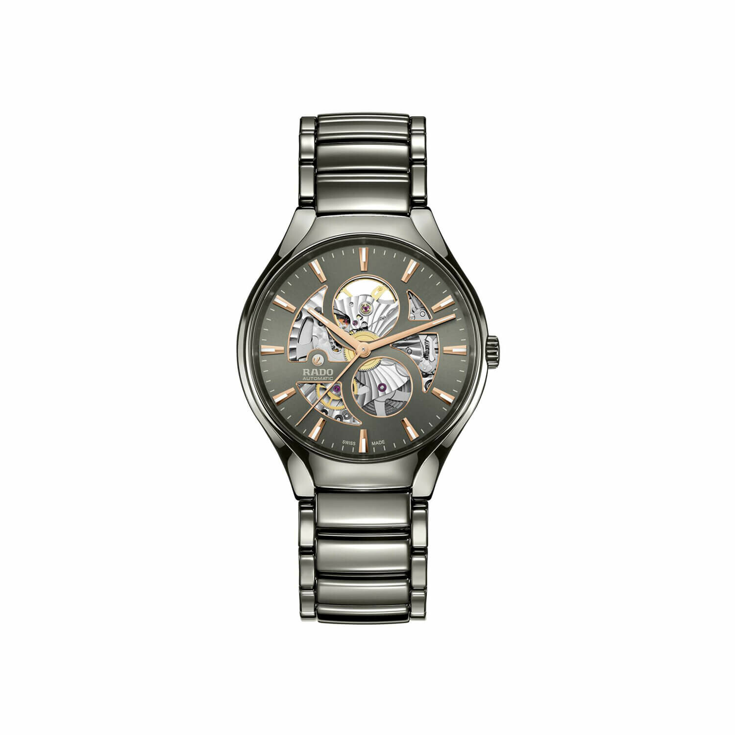 Montre Rado True Round Automatic Open Heart R27108112