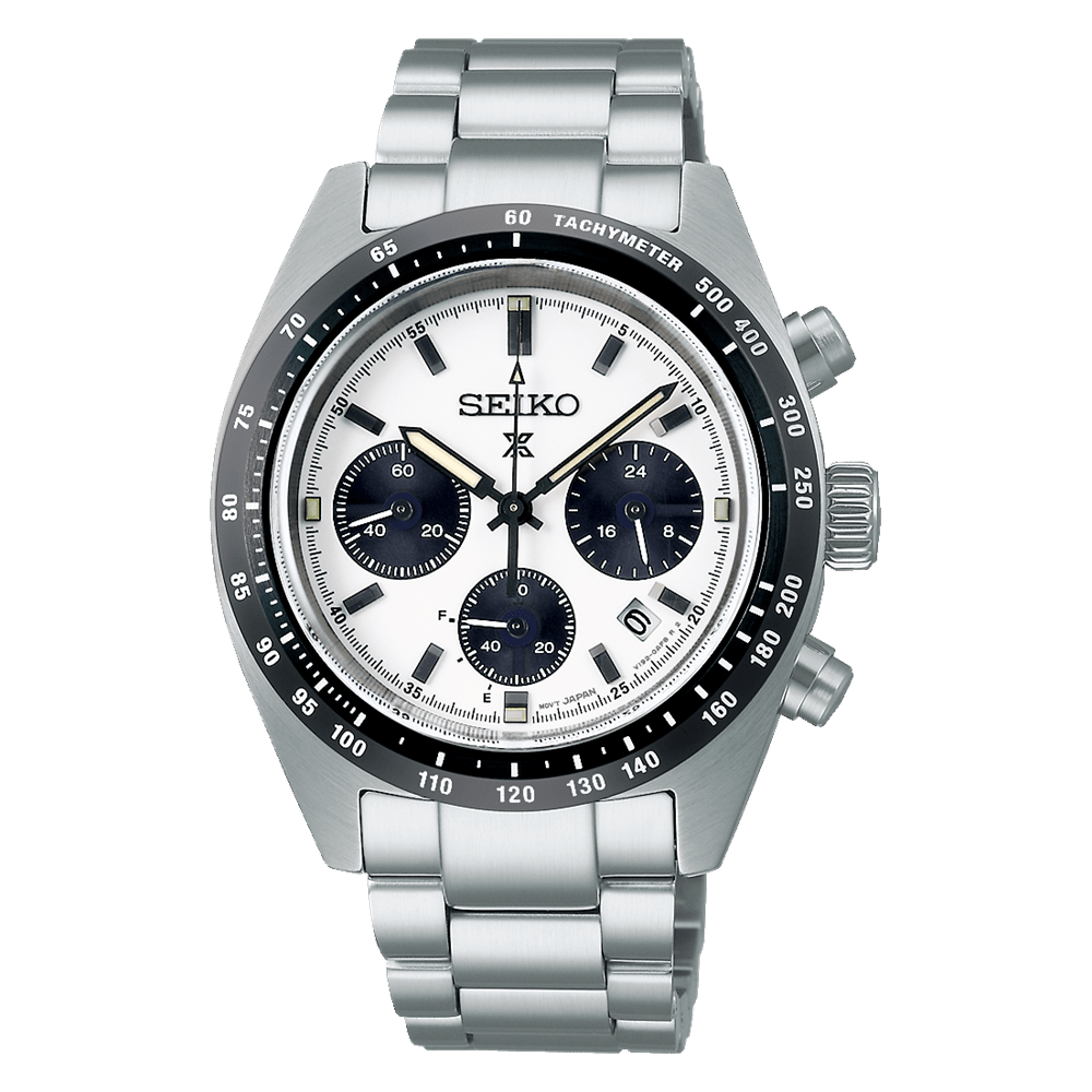 SEIKO Prospex Chrono Solar White Steel Watch