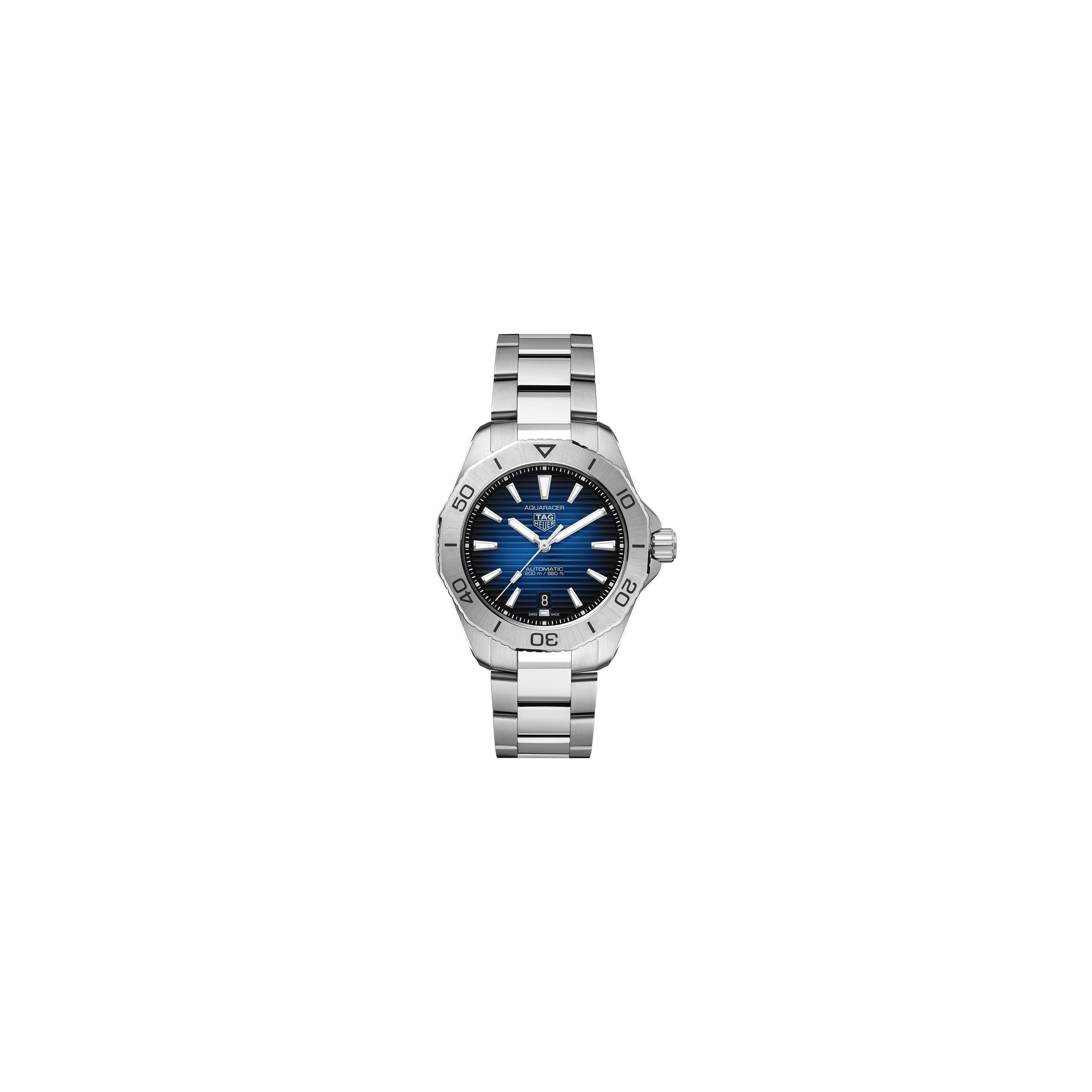Montre TAG Heuer Aquaracer Professional 200 automatique cadran bleu bracelet acier 40 mm