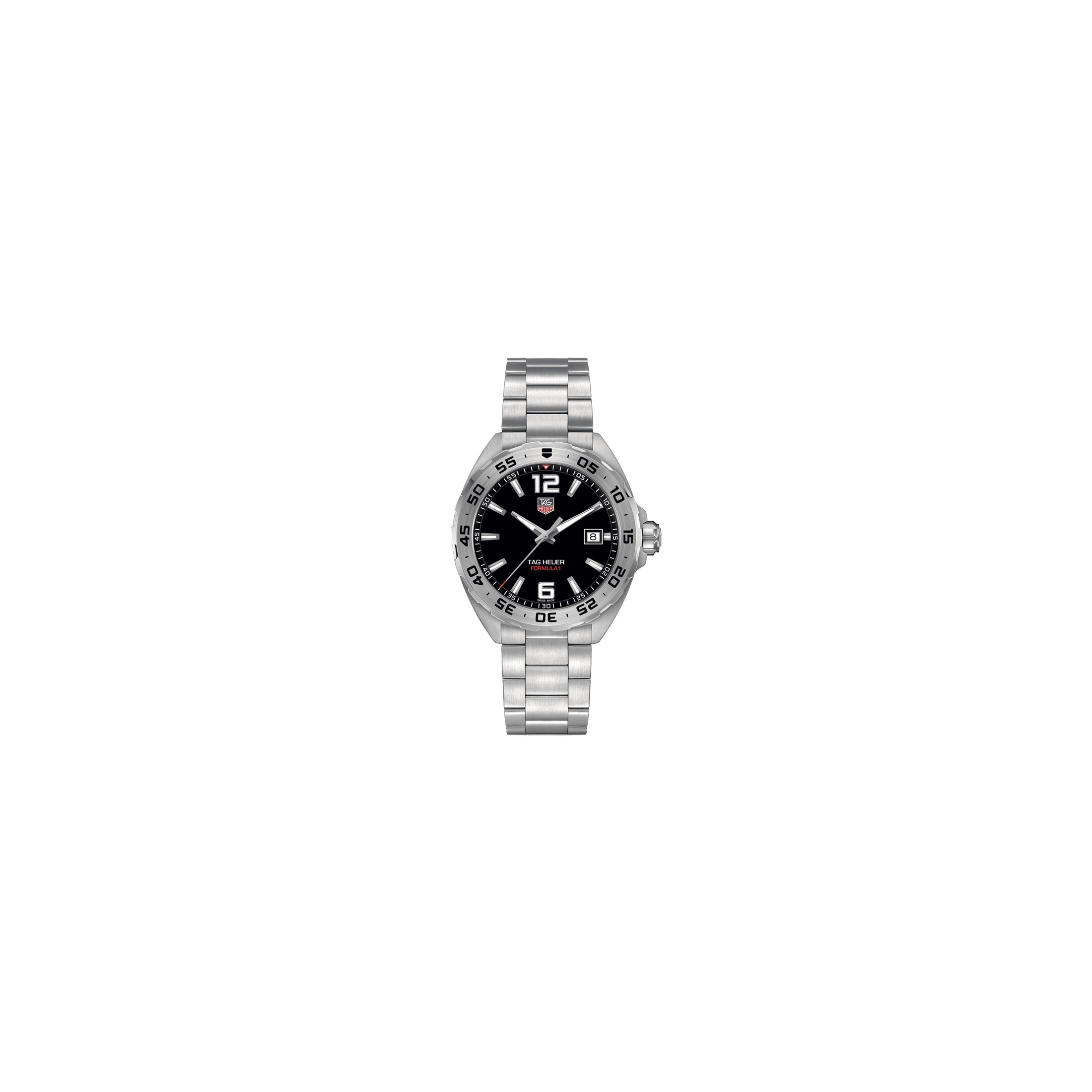 Montre TAG Heuer Formula 1 quartz cadran noir bracelet acier 41 mm