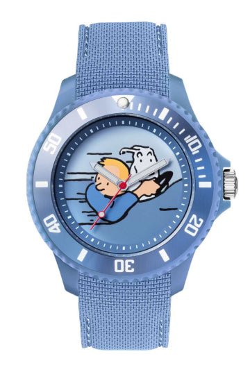 Watch TINTIN & CO Soviet speed car Silicone Blue Medium