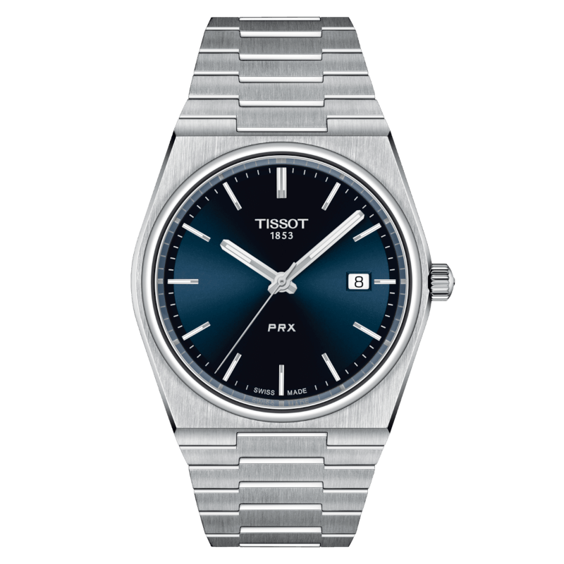 TISSOT PRX Blue Steel 40mm Watch