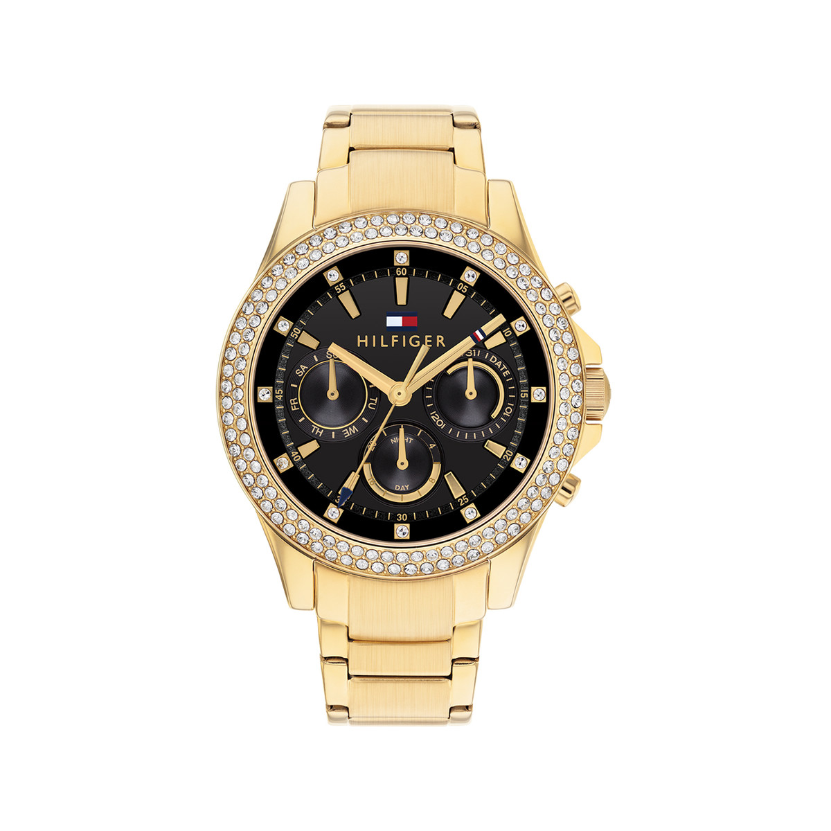 Montre TOMMY HILFIGER haven femme bracelet acier inoxydable doré jaune