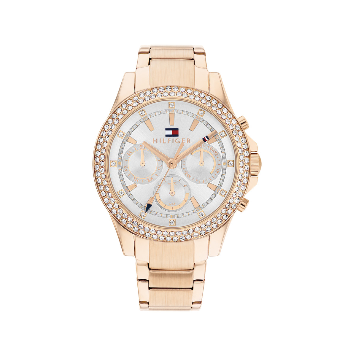 Montre TOMMY HILFIGER haven femme bracelet acier inoxydable doré rose