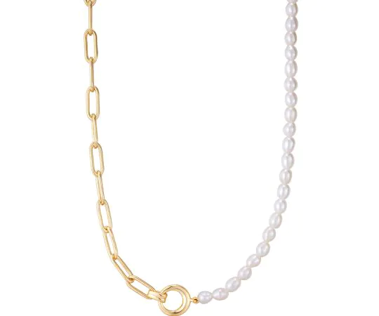 ANIA HAIE N043-01G Pearl Power Collier Femme, réglable